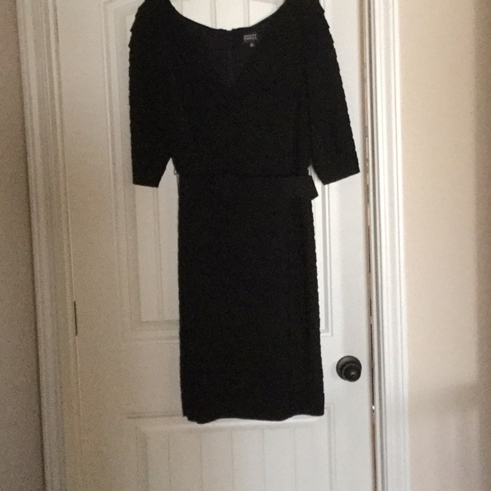 Plus sized stationery pleats dress